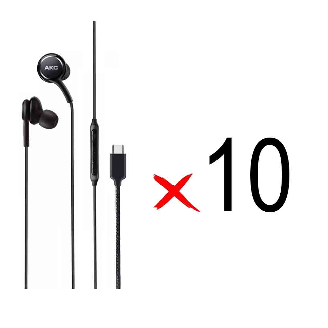 هندزفری با سیم با پورت Type-C سامسونگ AKG مدل GH59 - مشکی (بسته 10 عددی)